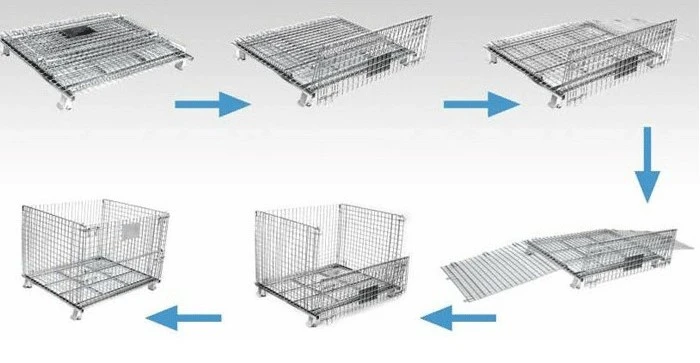 Storage Cage Fold Process Storage Cage Fold Process